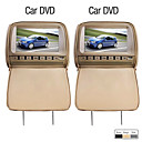  Deluxe 9 Inch Car DVD Player and Protective Screen Cover (Games, FREE Headphones, FM, 1Pair)