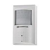 1 / 4 pouce détecteur de fumée forte caméra CCD couleur filaire (PIR caméra) avec audio