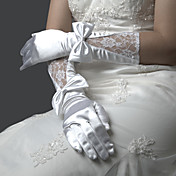 Lycra doigts des gants de coude longueur de mariée