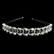 gorgeous Kristallen und Nachahmungen von Perlen Hochzeit Braut Diadem / Kopfstück