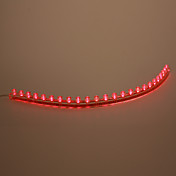 luzes do carro decorativas SMD-24cm (vermelha)