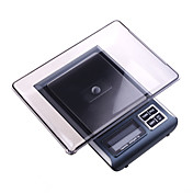 rétroéclairé LCD haute charge échelle numérique avec grande plate-forme (3000g résolution Max/0.1g)