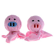 Pig Shaped Towel (Color Assorted)