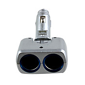 to-veis bærbar bilen sigarettenneruttaket splitter - 12V LP-816