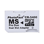 Dual microSD / hc MS Pro Duo Memory Card-Adapter (weiß)