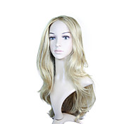 Capless Extra Long High Quality Synthetic Light Blonde European Weave Hair Wig