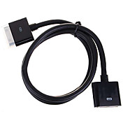 30 pin dock forlængerkabel til iPad, iPod og iPhone (sort)