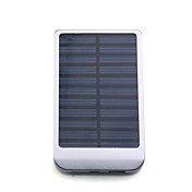 USB Solpanel Lader for iPhone 4 - sølv