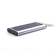 Solar USB AC Power Portable Charger for Cellphone/PDA/MP3/MP4-Silver