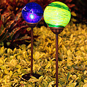 Clearance!Solar LED Glass Ball Light