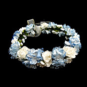 Paper Flower Wedding Bridal Headpiece/ Garland