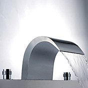 contemporanea ottone cascata lavandino rubinetto del bagno (diffusa)