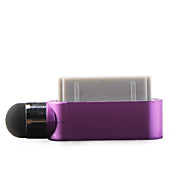 pantalla táctil pluma lápiz táctil para IPAD y el iPhone con anti-polvo de enchufe (púrpura)