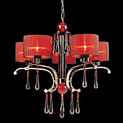 DANVILLE - Lustre Cristal com 5 Lâmpadas
