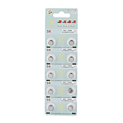 AG7 395a 1.55V ad alta capacità alcaline batterie a bottone (10-pack)