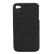caso pvc com tampa de proteção jóia para iphone4