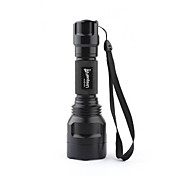 uniquefire t6 cree xm-l t6 LED 3-Modus 1000lm 1x8650 Taschenlampe schwarz