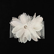 Gorgeous Tulle/Silk Flower With Rhinestones Wedding Bridal Headpiece