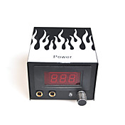 Exquisite LCD Professional Tattoo Power Supply  System With Flame