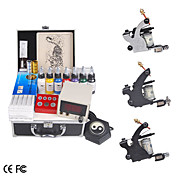 Professional Tattoo Machine Kit with 3 Guns