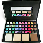 nouveau professionnel teint maquillage palette (40 ombre à paupières de couleurs et 4 couleurs de teint en poudre)