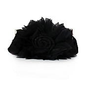 Chiffon Shell With Flower Evening Handbags More Colors Available