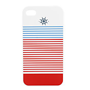 amantes da tampa da caixa de proteção em pvc para iphone4 (branco)