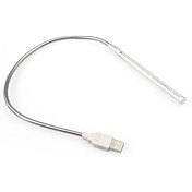 Flexible 10-LED USB Illuminating Light for Laptop (Silver)