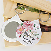 Porte-clés personnalisé miroir - floraison (jeu de 12)