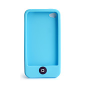 Силиконовый чехол для iPhone 4 (синий)