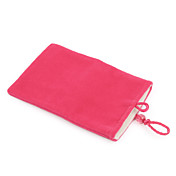 trendy mobiele fluwelen zakje voor de iphone (rose rood)