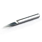 carbide gravure bits - 25 graden 0,6 mm diameter (5-pack)