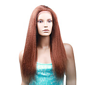 Custom Full Lace Kinky Straight 18" Indian Remy Hair 26 Colors To Choose