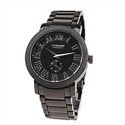 Fashion Men's Black Dial Black Band  Wrist Watch