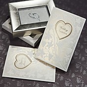 shinning Gold Dreifachfalz Hochzeitseinladung (set of 50)
