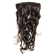 Fashion Black Curly Clip In Hair Extension