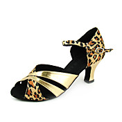Leatherette/Satin Upper Dance Shoes Ballroom Latin Shoes for Women More Colors