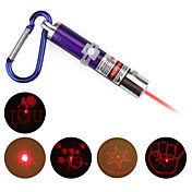 4 in 1 rote Laser LED Schlüsselanhänger - lila