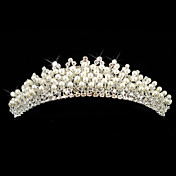 legering med Østrig rhinestones / imiteret perle bryllup brude tiara