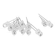 8000 mcd 5mm Green LED Emitters (10-Pack)