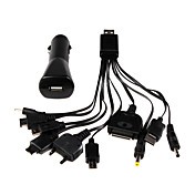 10 em 1 usb cabo multi-carregador para iphone ipod / / capas / samsung / lg / nokia / sony ericsson / motorola / psp