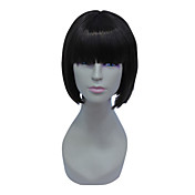 Capless Short High Quality Synthetic Black Bob Style Hair Wig