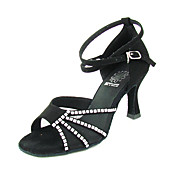 Velvet Upper Dance Shoes Ballroom Women Latin Shoes