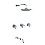 Contemporary Tub Shower Faucet with 10 inch Shower Head