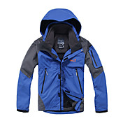 eamkevc - heren waterdicht ademend ski-jack drie-in-one met arm pocket