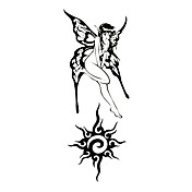5 piezas de tatuajes temporales a prueba de agua (12 m * 5 cm)