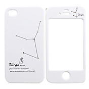 Constellation Design Full Body Case for iPhone 4/4S - Virgo