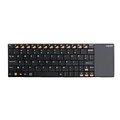 Rapoo e2700 usb clavier sans fil touchpad multimédia (noir)