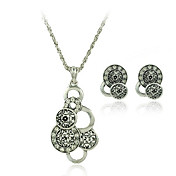 European Style Necklace and Earrings Jewelry Set