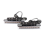 auto päiväajovalojen / sumuvalotoiminnot (2 kpl, 8 soikea LED)